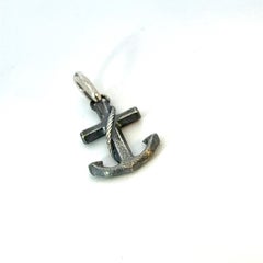 David Yurman Maritime Anchor Pendant Sterling Silver Estate
