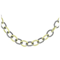 David Yurman Medium Oval Link Chain Necklace