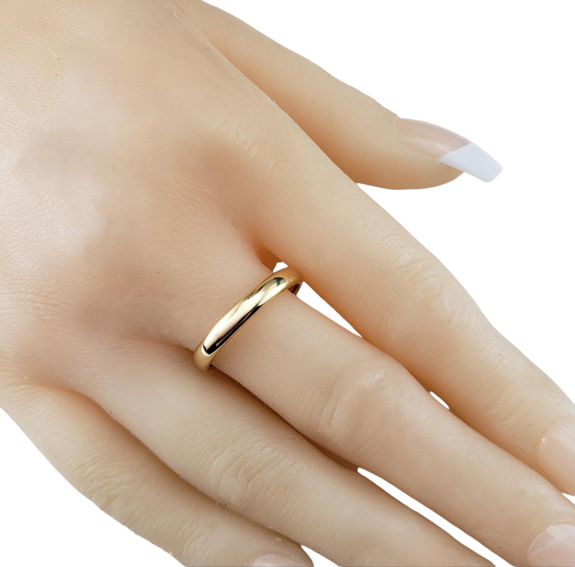 David Yurman Men's 18K Yellow Gold Classic Wedding Band Ring Size 10.25#18462 For Sale 4