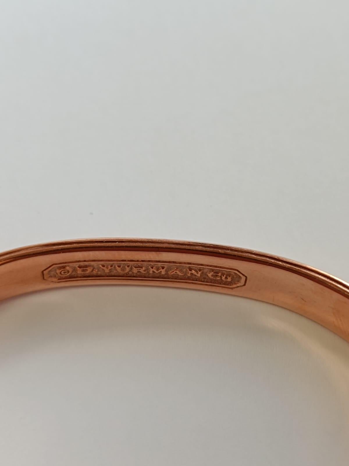 David Yurman Men's Copper Streamline Cuff Bracelet
Inspired by clean lines and smooth metal surfaces, these minimalist designs are sculpted with engineered precision.
•	Copper 
•	Bracelet, 8.5 mm
•	Size fits wrists up to 7 in

