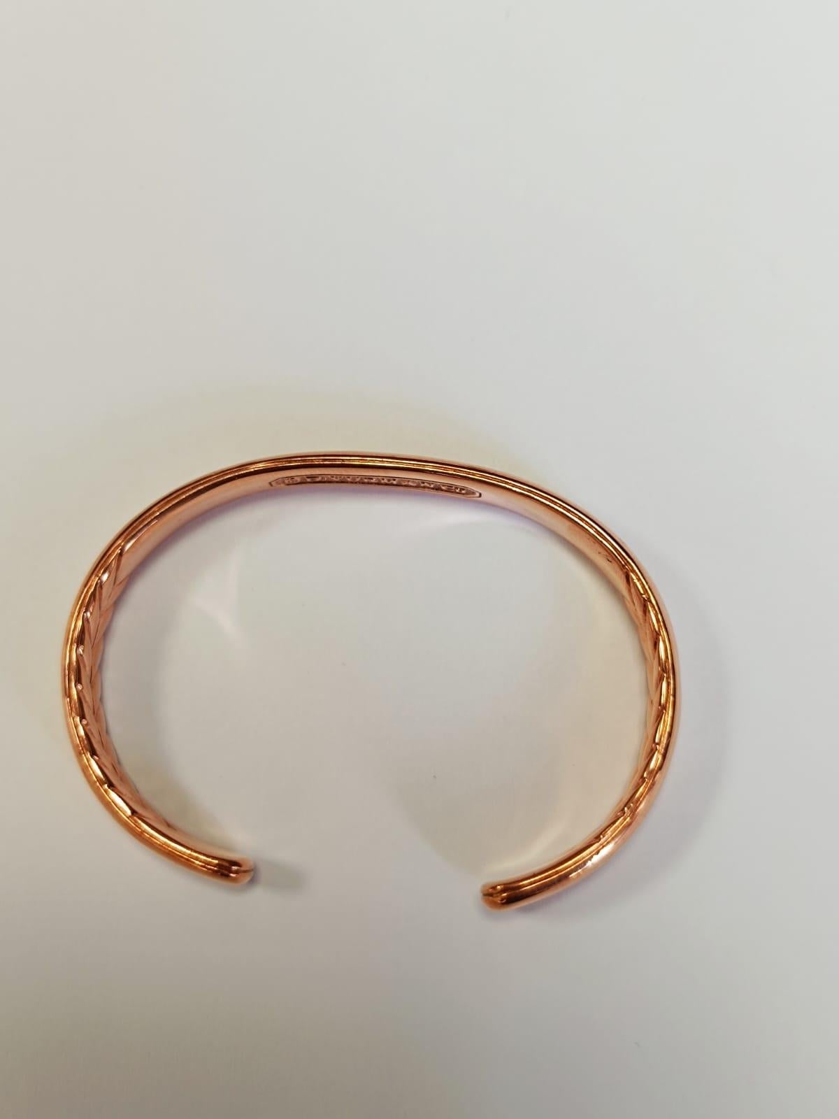 David Yurman Men's Copper Streamline Cuff Bracelet In New Condition For Sale In New York, NY