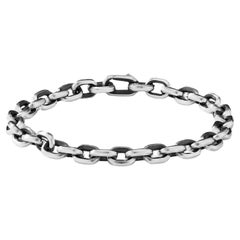 David Yurman Men's Deco Chain Link Bracelet In Sterling