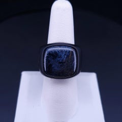 David Yurman Men's Ring with Pietersite in Black Titanium ALL SIZES AVAILABLE