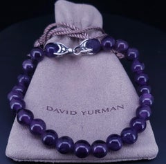 David Yurman Men's Spiritual Beads Bracelet with Amethyst