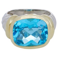 Used David Yurman 'Noblesse' Blue Topaz Ring