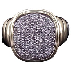 David Yurman  Anello con diamante Noblesse misura 6