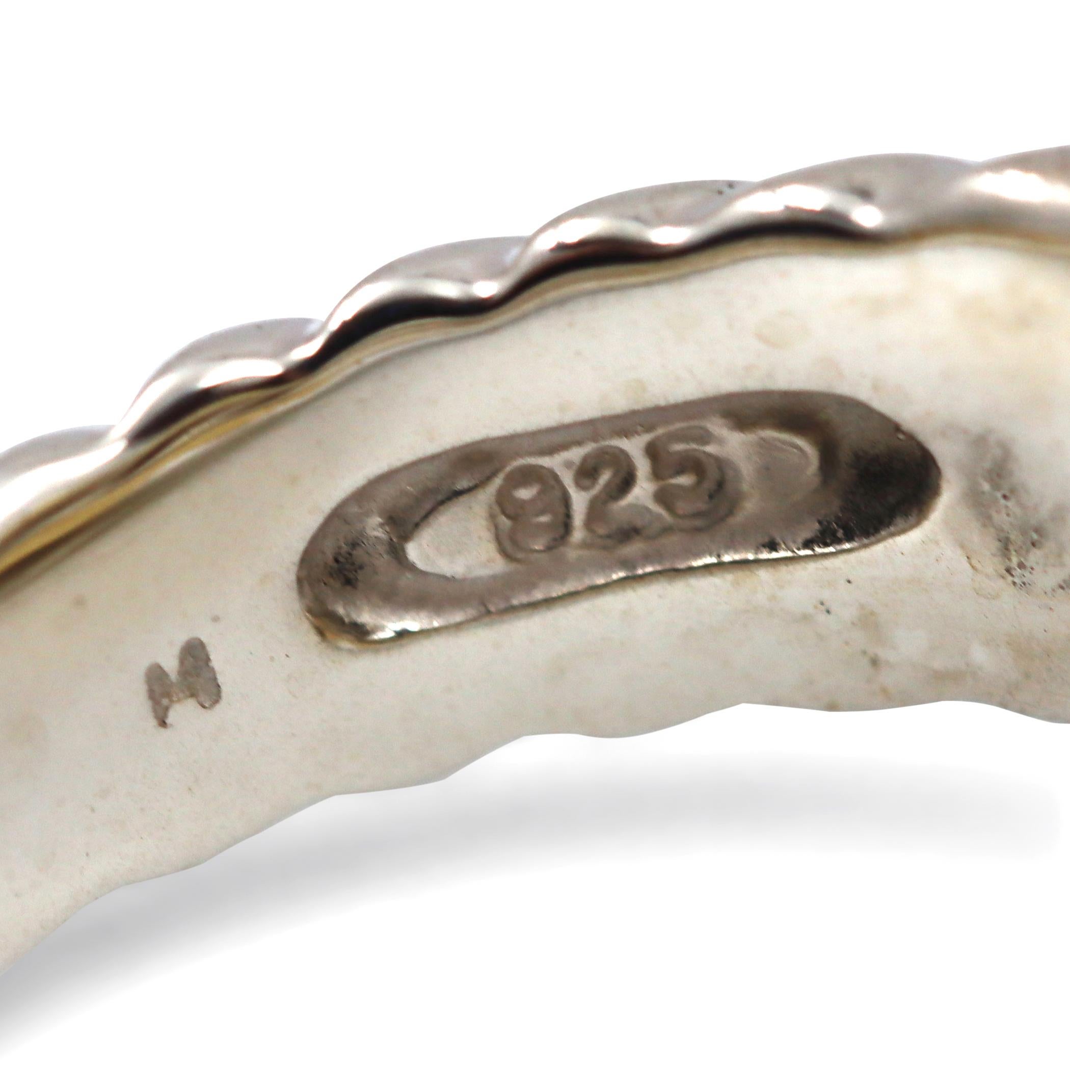 Brilliant Cut David Yurman 'Noblesse' Sterling Silver, Gold, and Diamond Ring