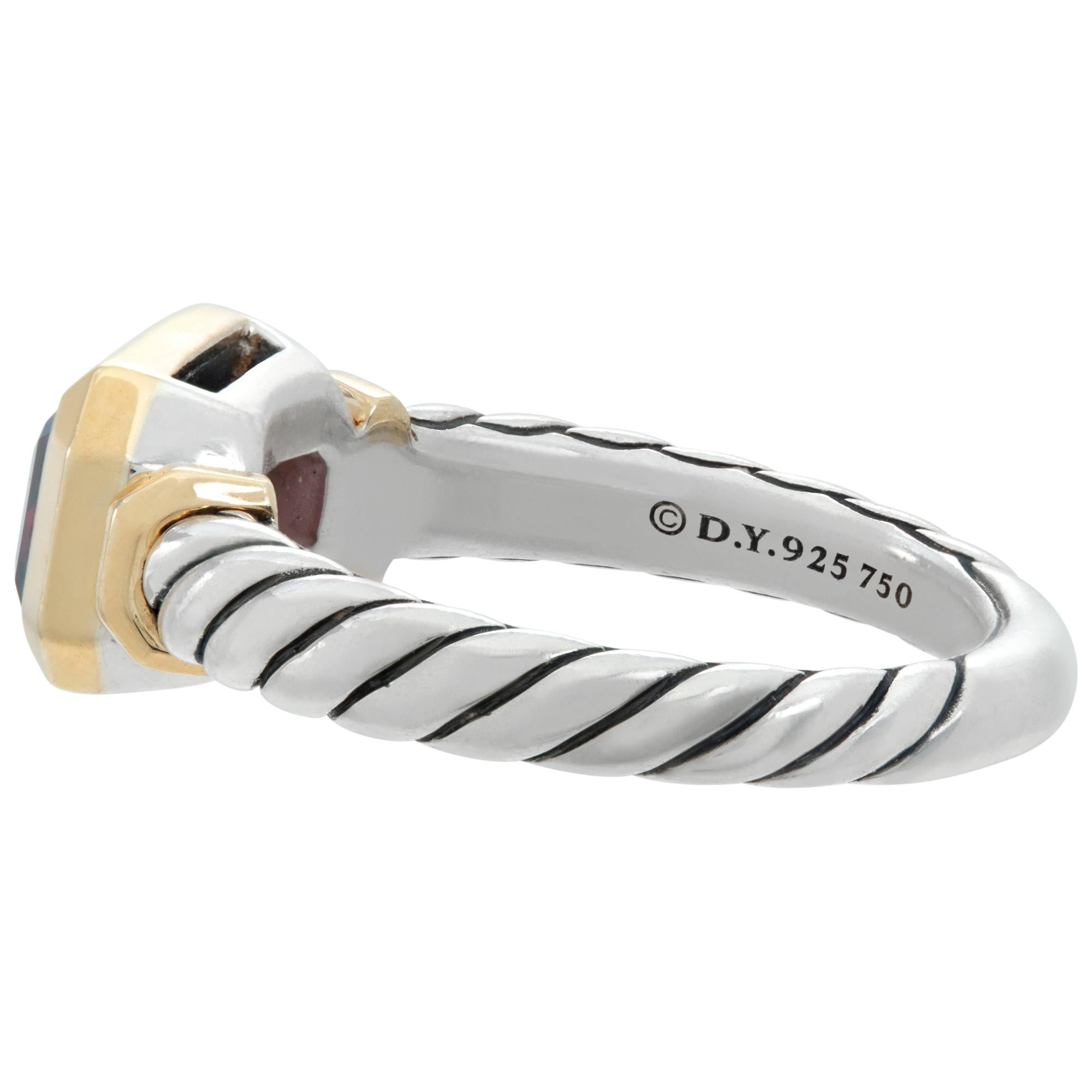 Women's David Yurman Novella 18k & sterling silver ring