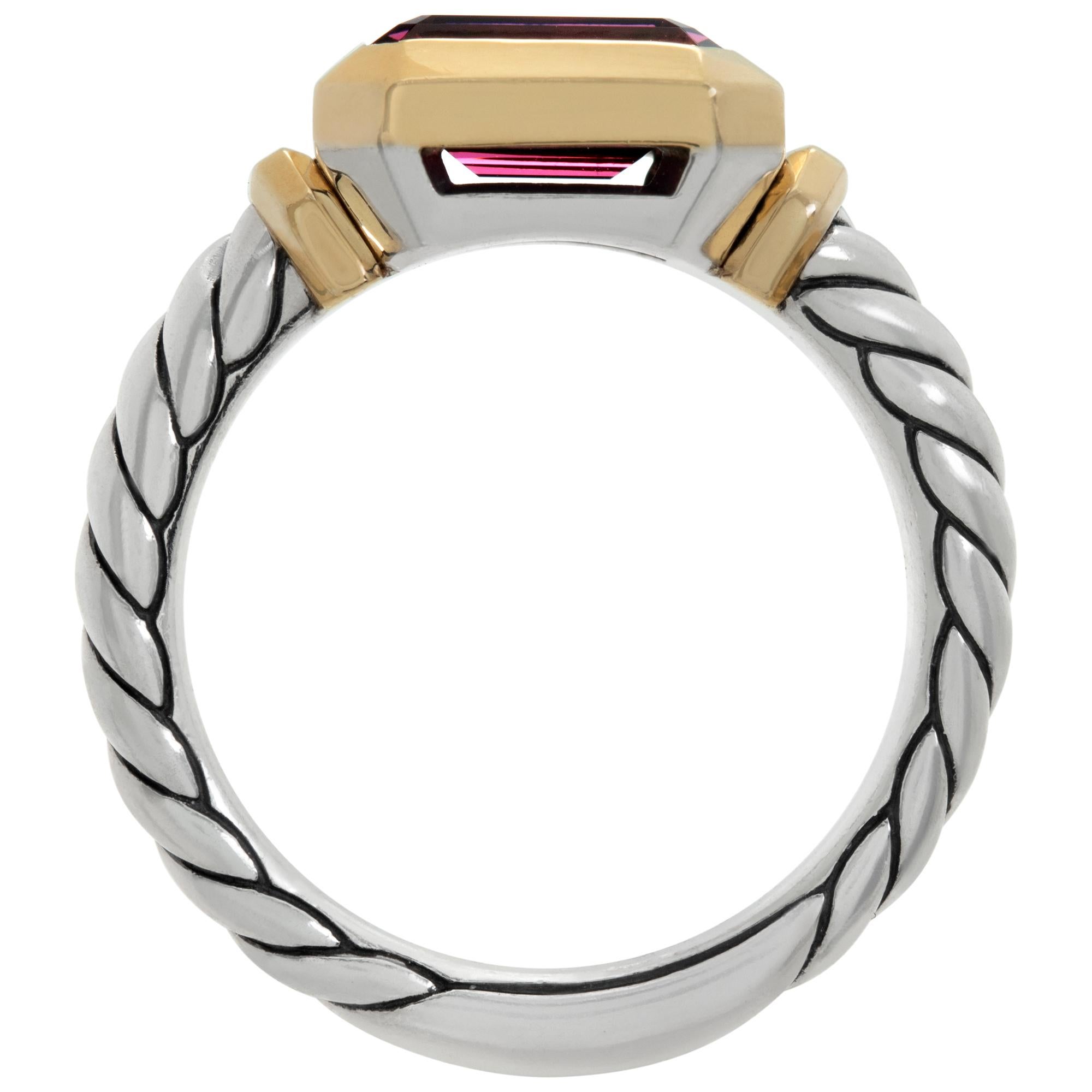 David Yurman Novella 18k & sterling silver ring 1