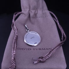 David Yurman NYC Statue Of Liberty Amulet In Sterling Silver With Pave Diamonds