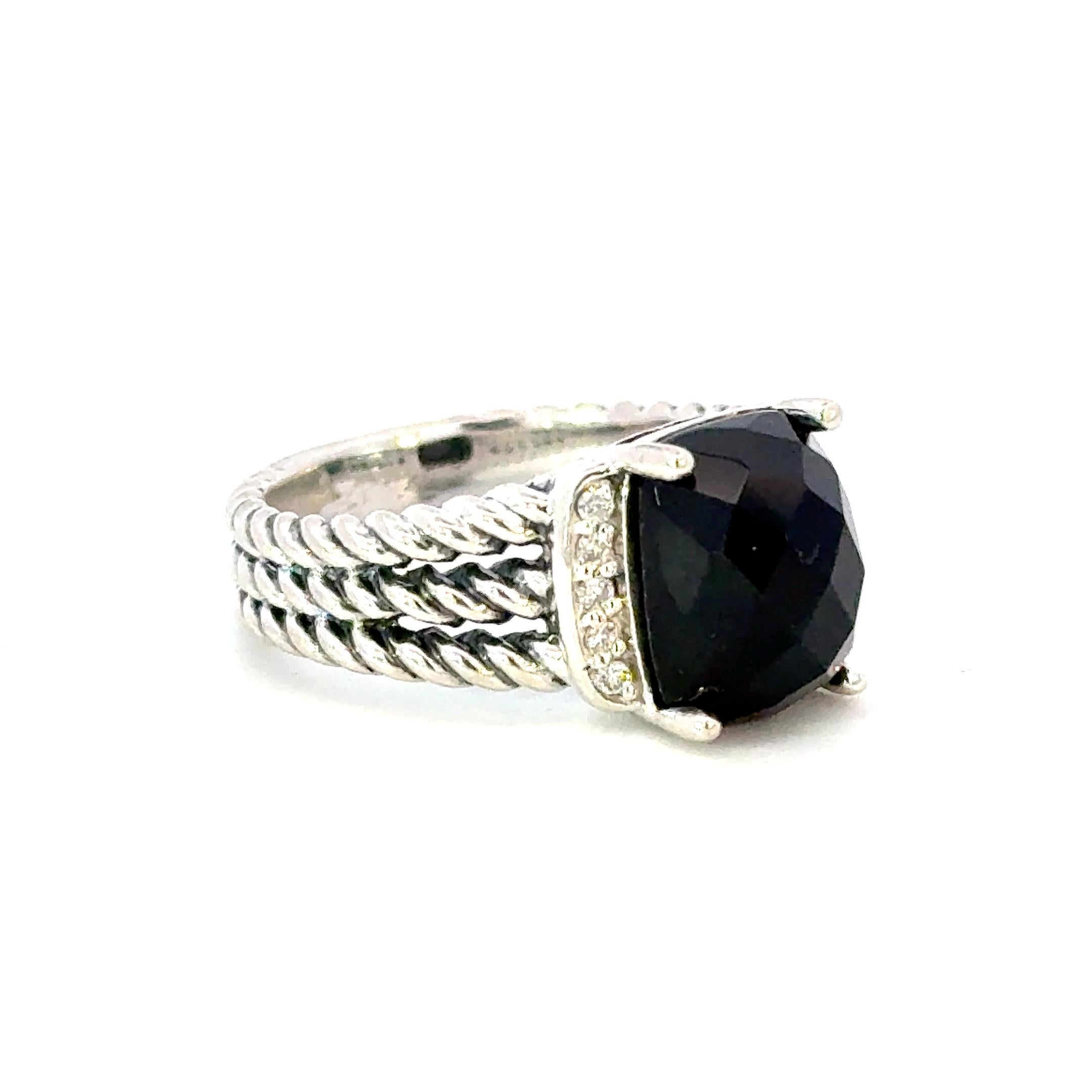 Auténtico Anillo David Yurman Onyx Diamante Talla 5.5 Plata de Ley Estate DY653

VENDEDOR DE CONFIANZA DESDE 2002

¡¡POR FAVOR VEA NUESTROS CIENTOS DE COMENTARIOS POSITIVOS DE NUESTROS CLIENTES!!

ENVÍO GRATUITO

Detalles
Piedras: Ónix negro,