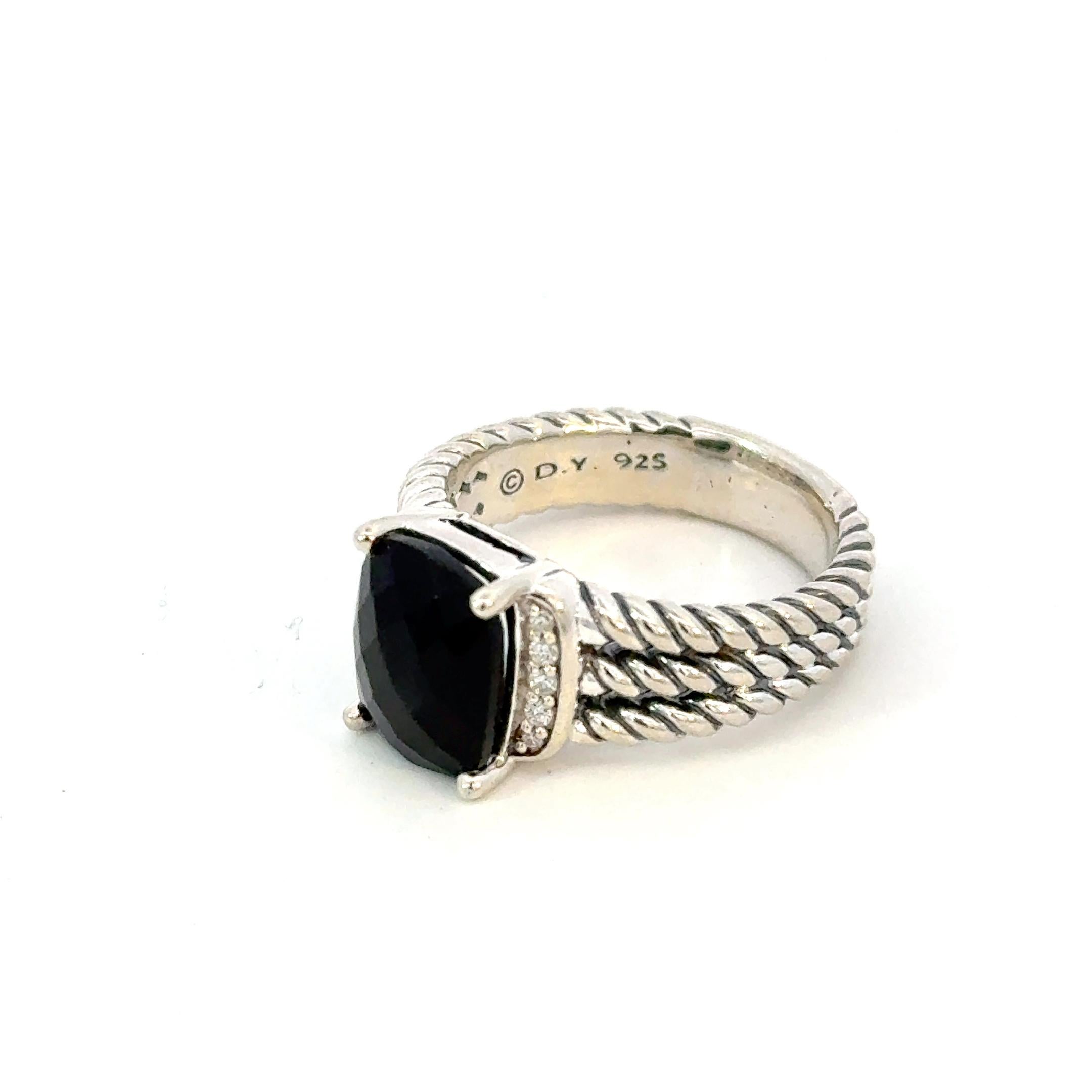Auténtico Anillo David Yurman Onyx Diamantes Talla 6.5 Plata de Ley Estate DY649

VENDEDOR DE CONFIANZA DESDE 2002

¡¡POR FAVOR VEA NUESTROS CIENTOS DE COMENTARIOS POSITIVOS DE NUESTROS CLIENTES!!

ENVÍO GRATUITO

Detalles
Piedras: Ónice,