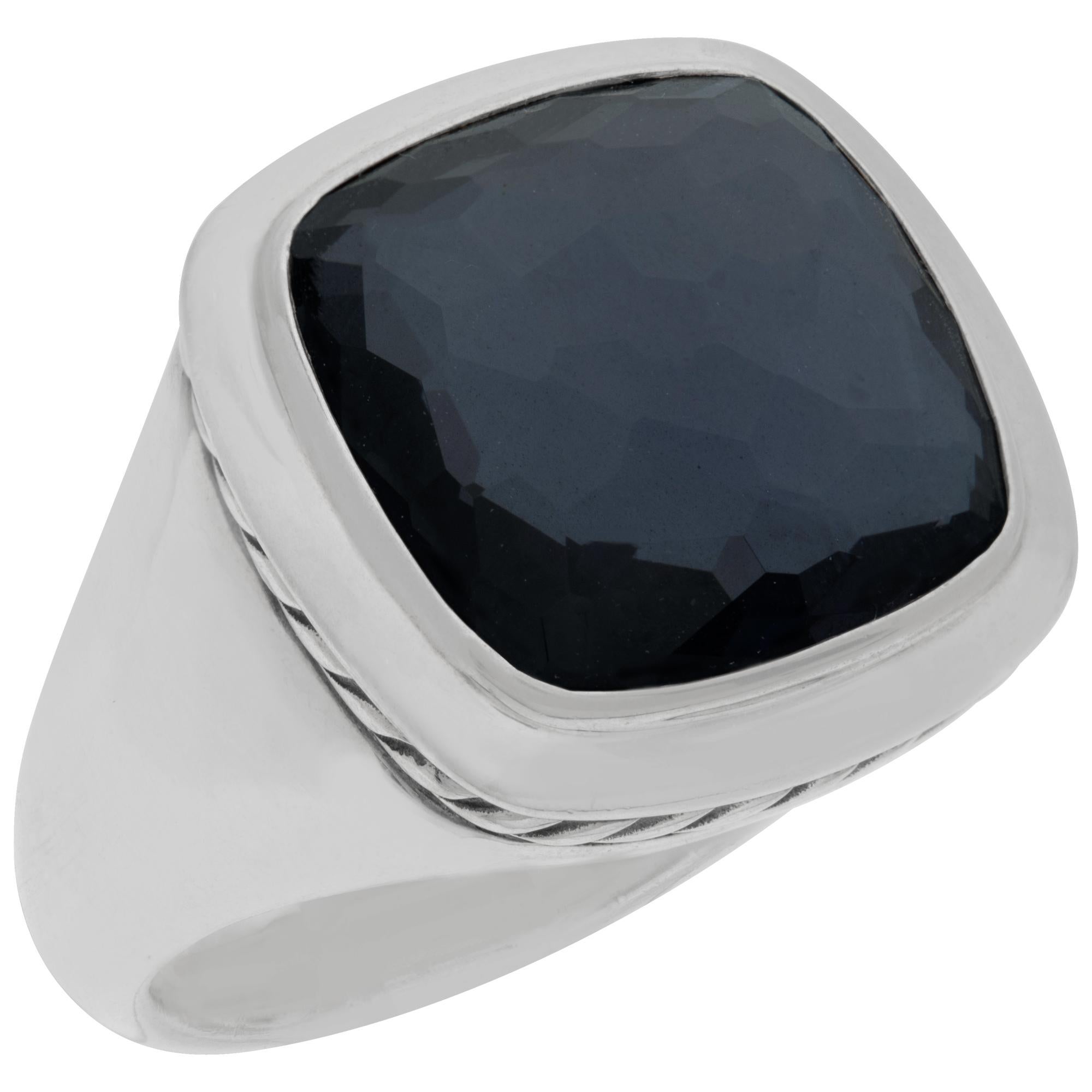 David Yurman Orchid sterling silver ring In Excellent Condition In Surfside, FL