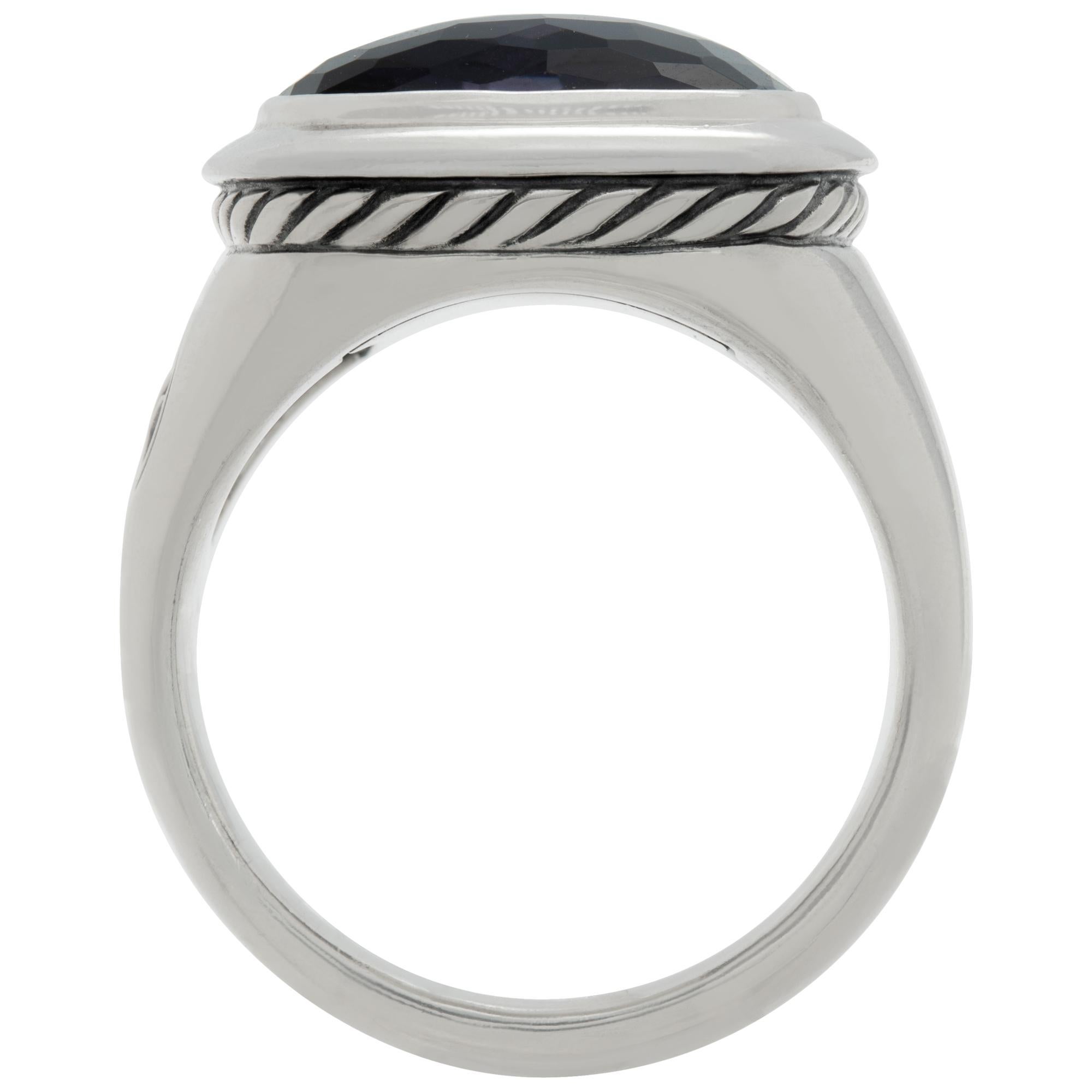 David Yurman Orchid sterling silver ring For Sale 1