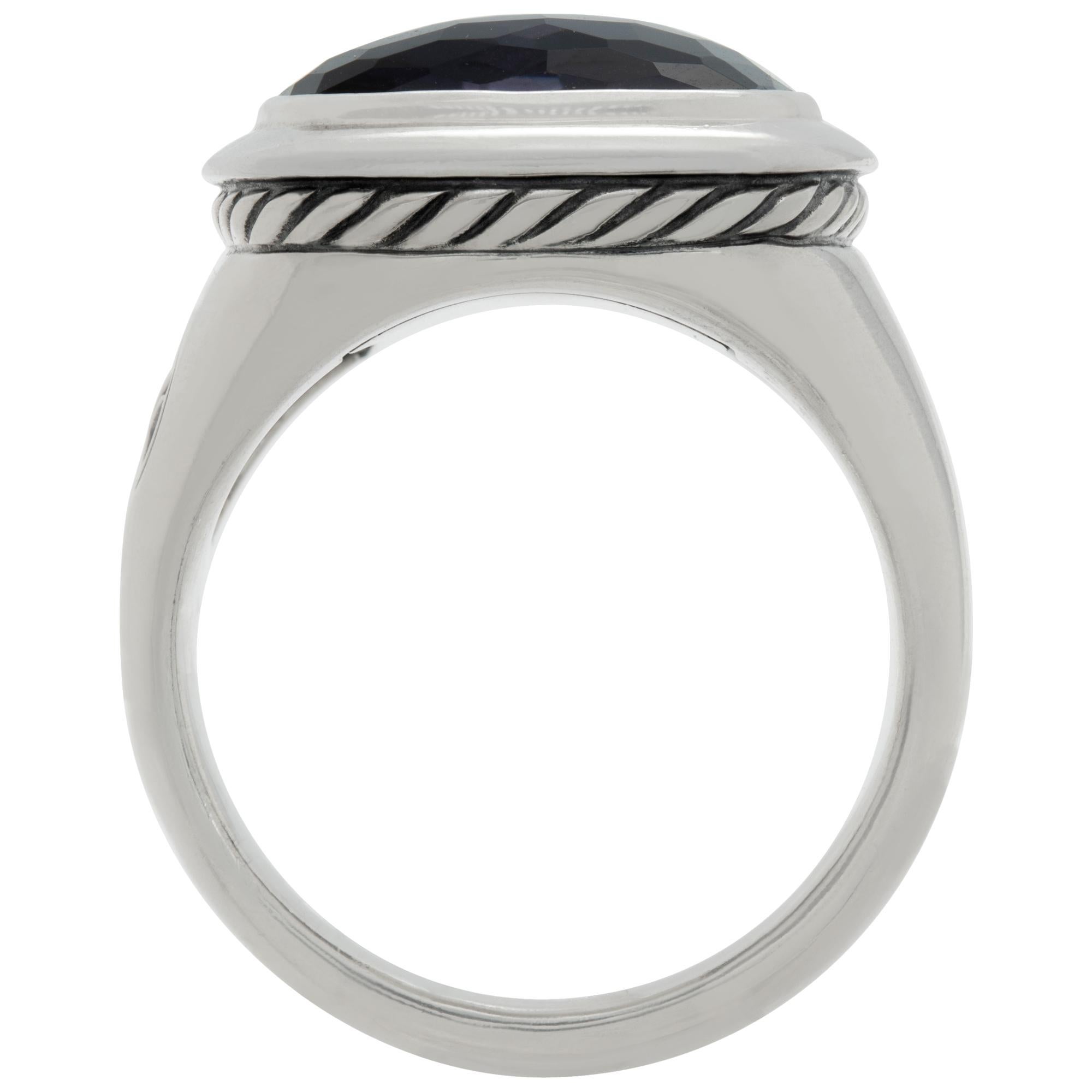 David Yurman Orchid sterling silver ring 1