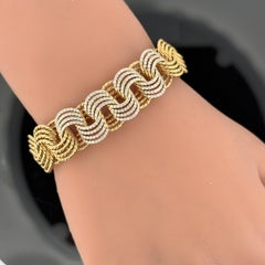 David Yurman Bracelet Origami en or 18k et diamants