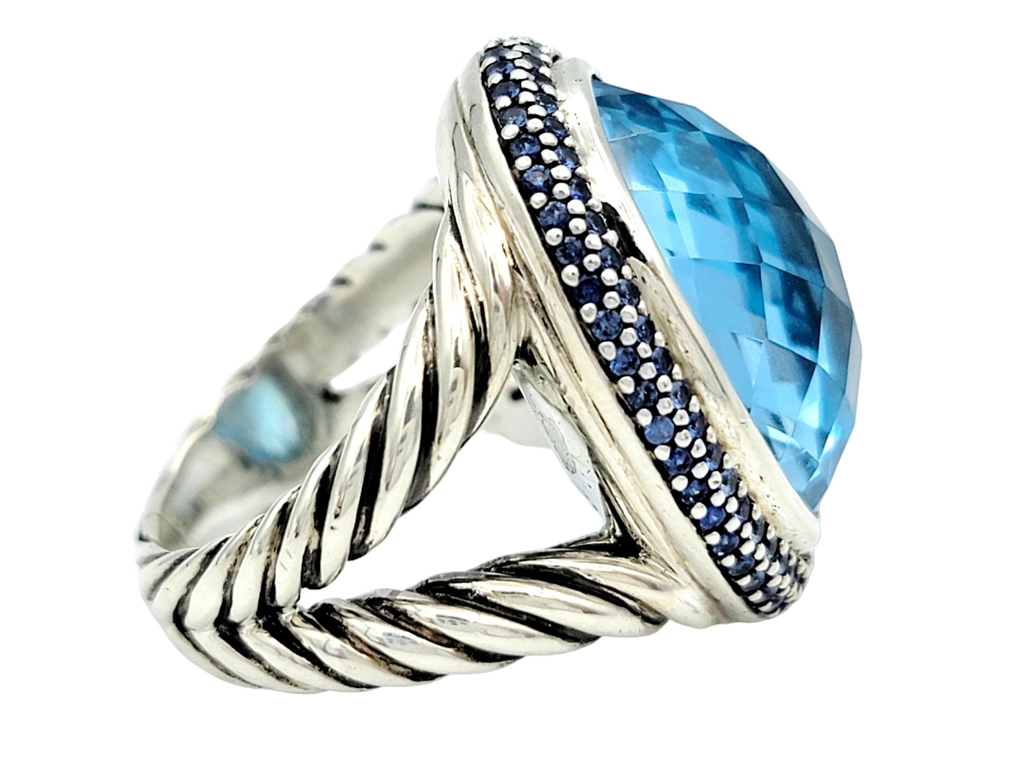 david yurman blue sapphire ring