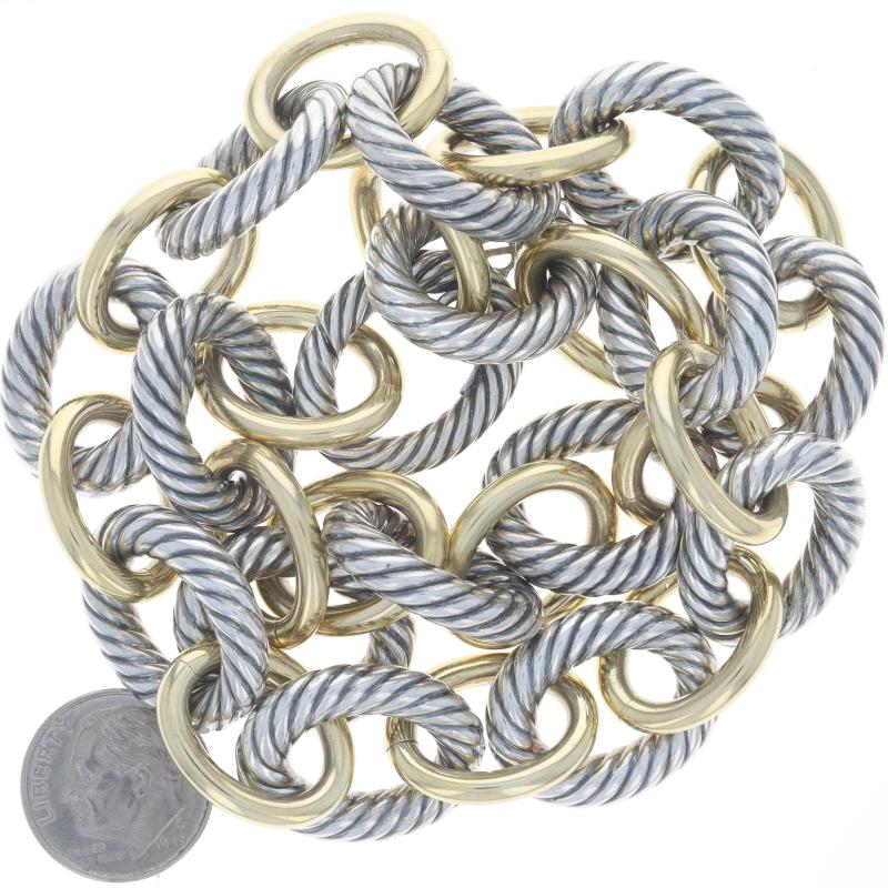 David Yurman Oval Gliederkette Halskette 17