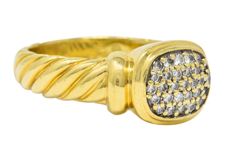 David Yurman Pave Diamond Ring