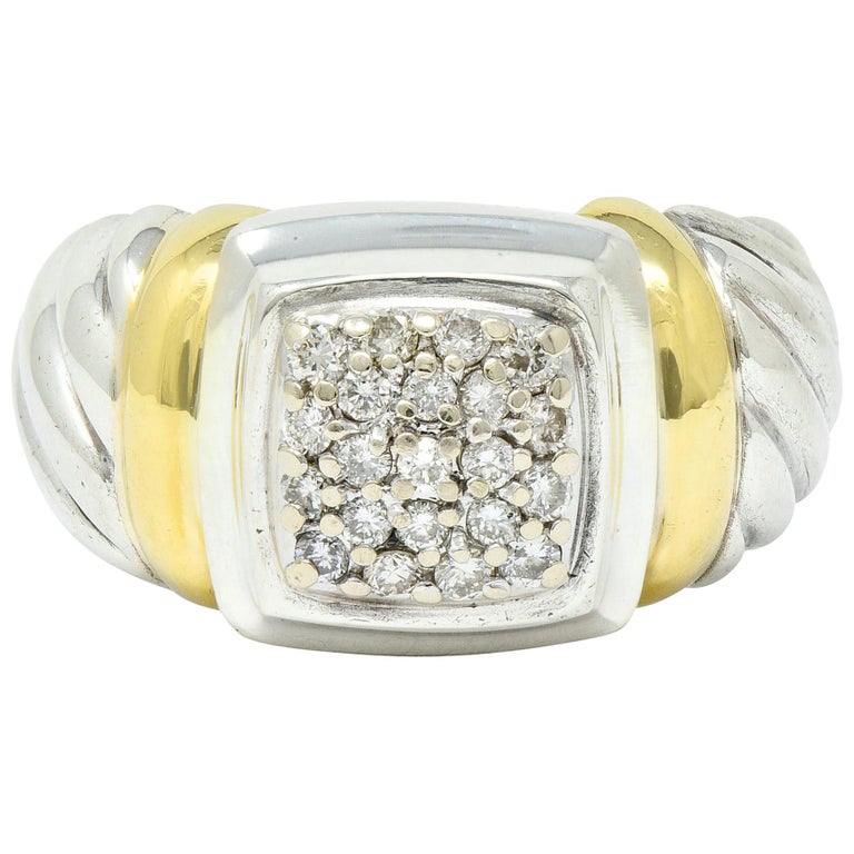 David Yurman Pave Diamond Ring