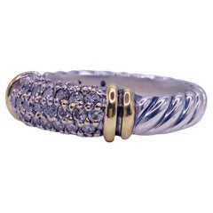 Anello David Yurman con pavé di diamanti