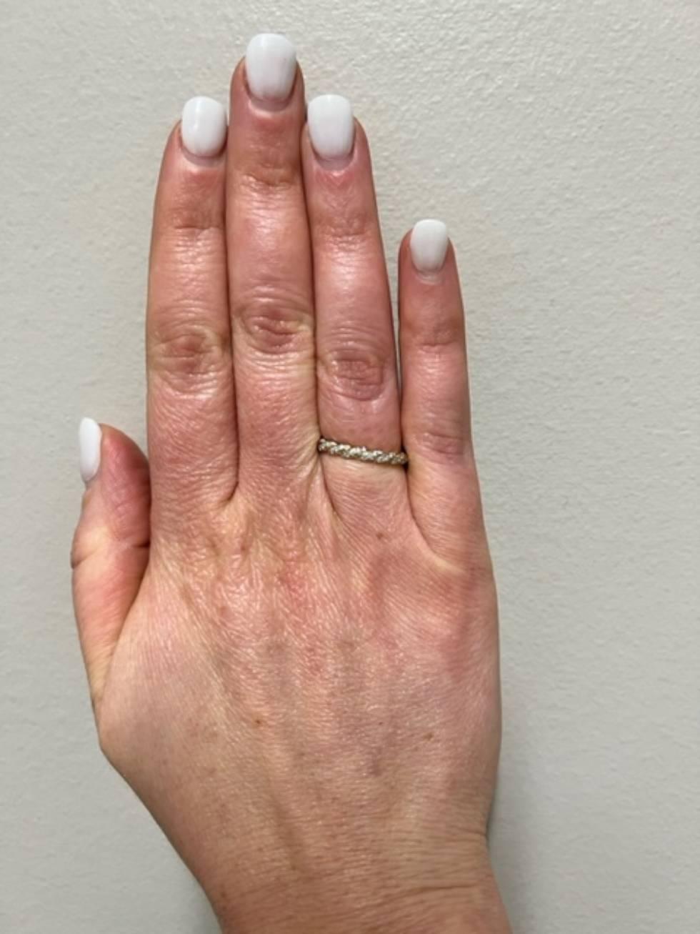 David Yurman Pavé Twist Band Ring 18 Karat Gelbgold mit natürlichen Diamanten Damen