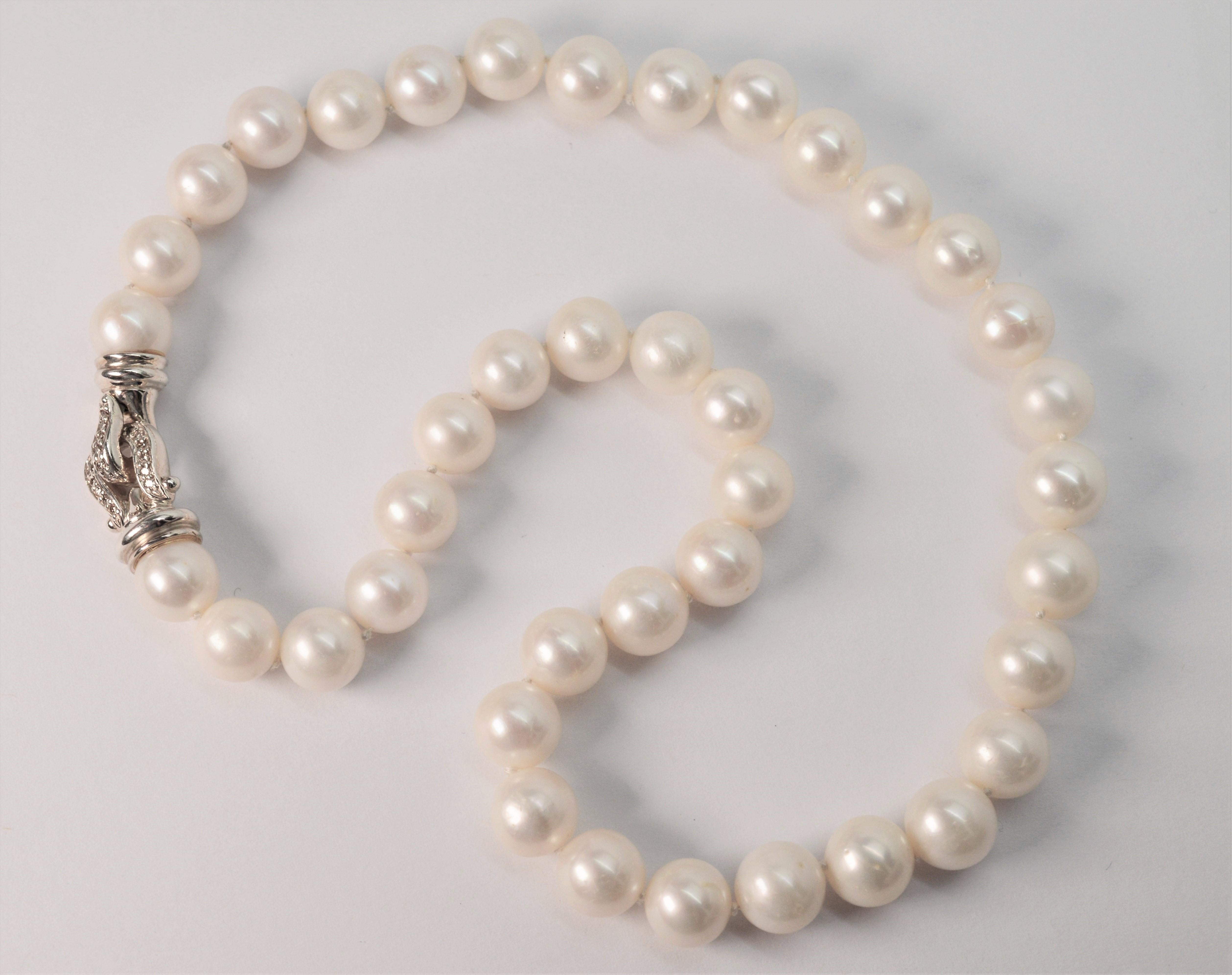 david yurman pearl necklace with diamonds