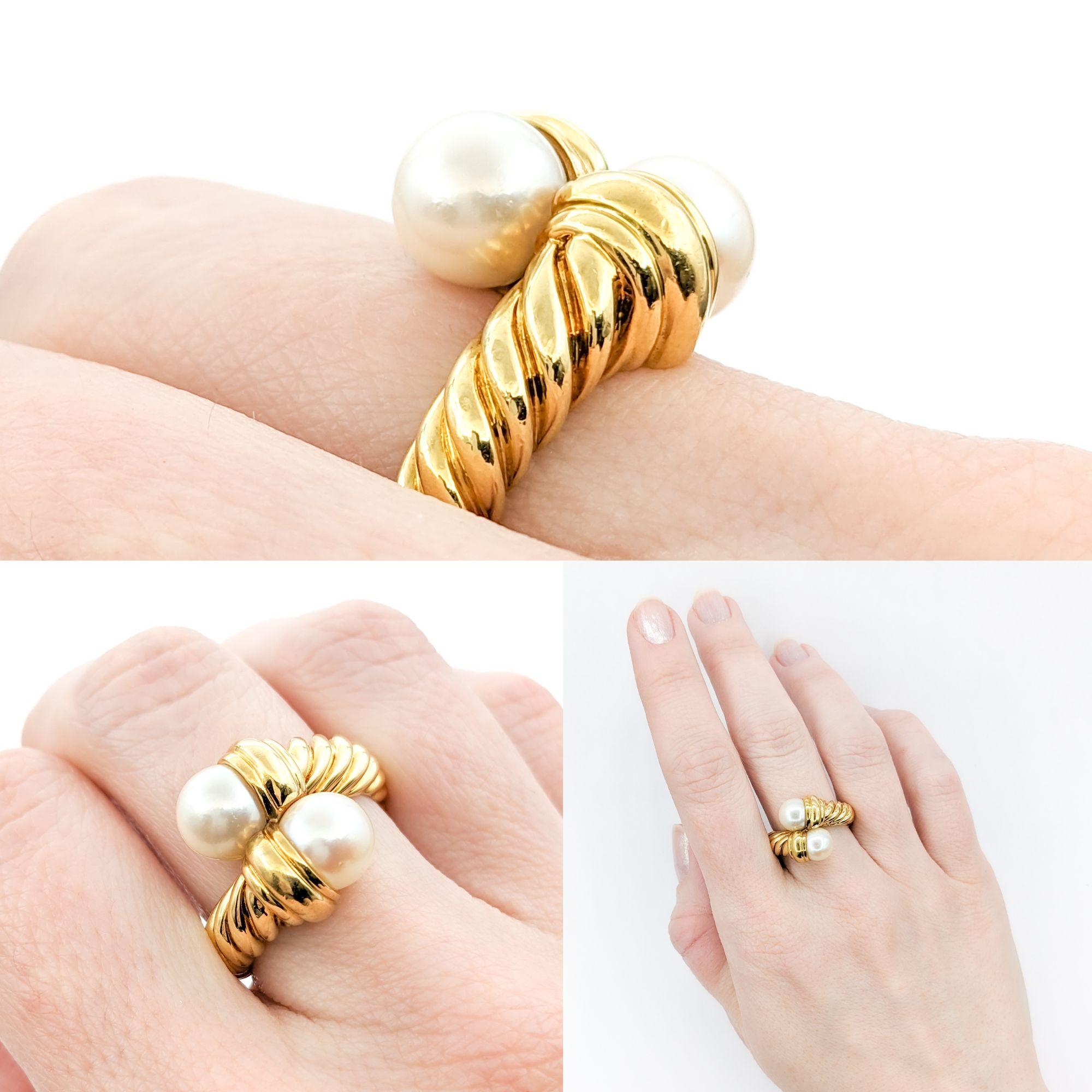 David Yurman Pearl Ring In Yellow Gold


This stunning David Yurman ring, masterfully crafted from 18kt yellow gold, showcases a luminous 7.8mm pearl as its centerpiece. The pearl, known for its elegant beauty, does not require clarity grading and