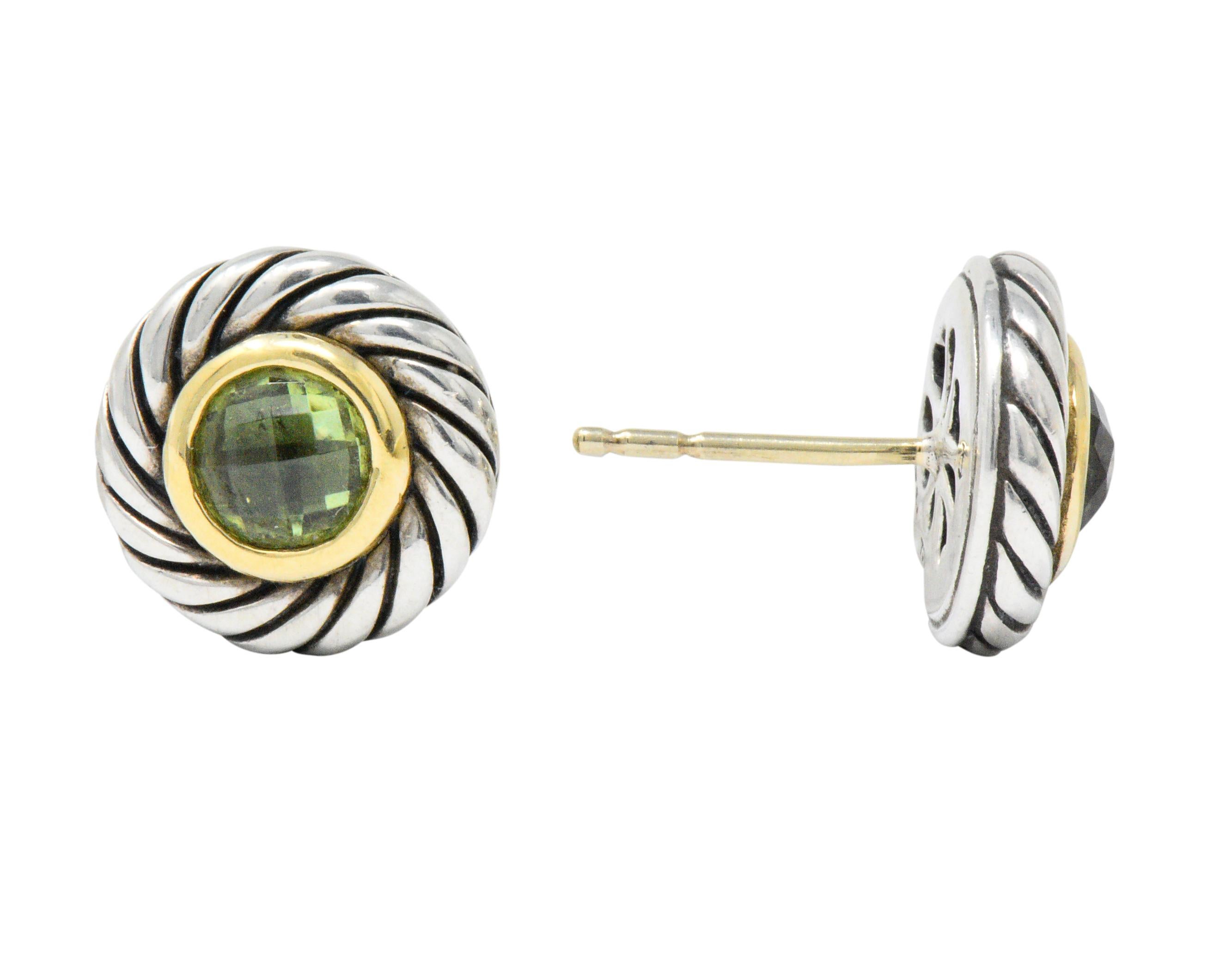 david yurman peridot earrings
