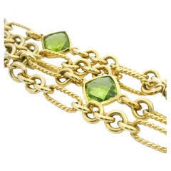 David Yurman Bracciale con perle, perle e diamanti a maglie ovali 18 carati In magazzino