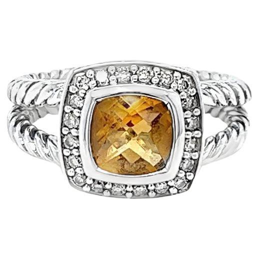David Yurman Petite Albion Citrine Ring