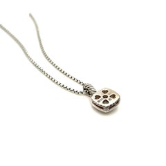 David Yurman Petite Albion Prasiolite Pendant Necklace in Sterling Silver