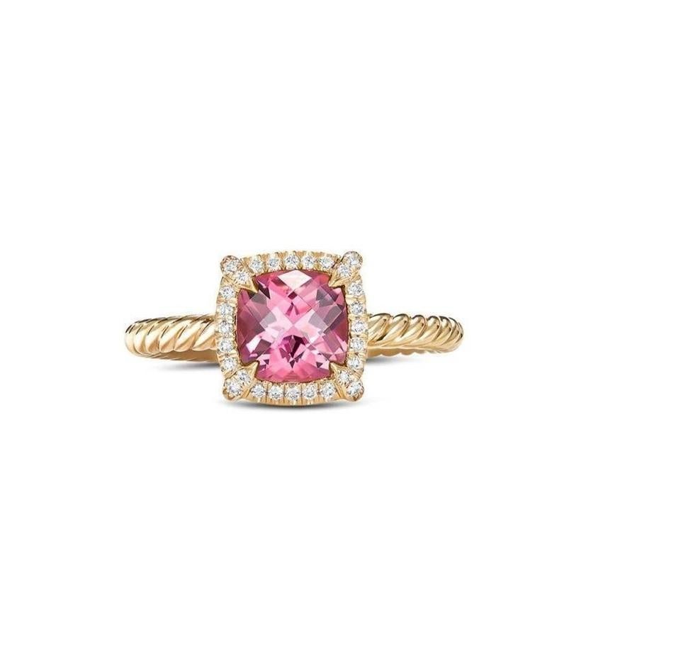 david yurman pink tourmaline ring