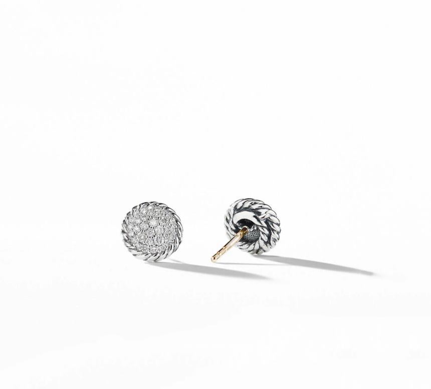 david yurman pave earrings