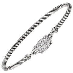 David Yurman Petite Wheaton Bracelet with Diamonds
