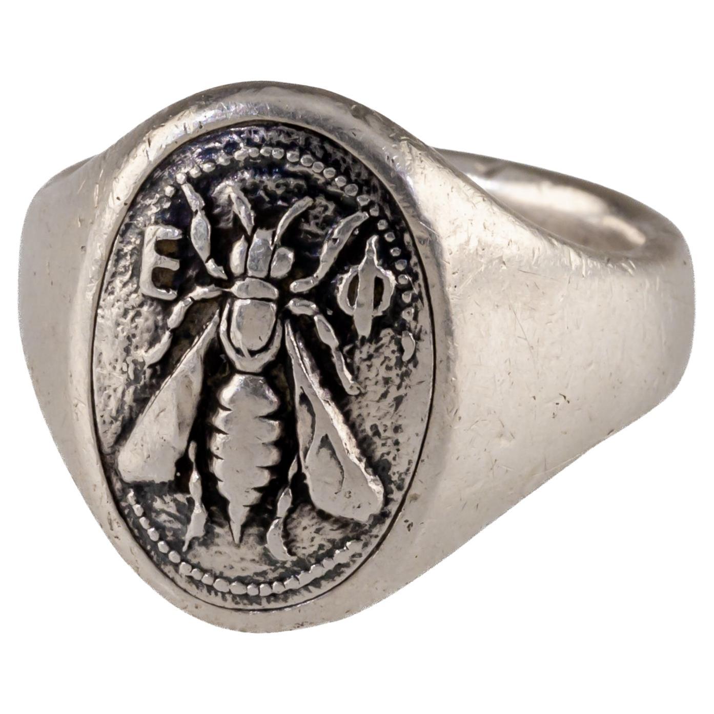 David Yurman Petrvs Abeja Oval Signet Anillo Tamaño 8 ¡Guapísimo!