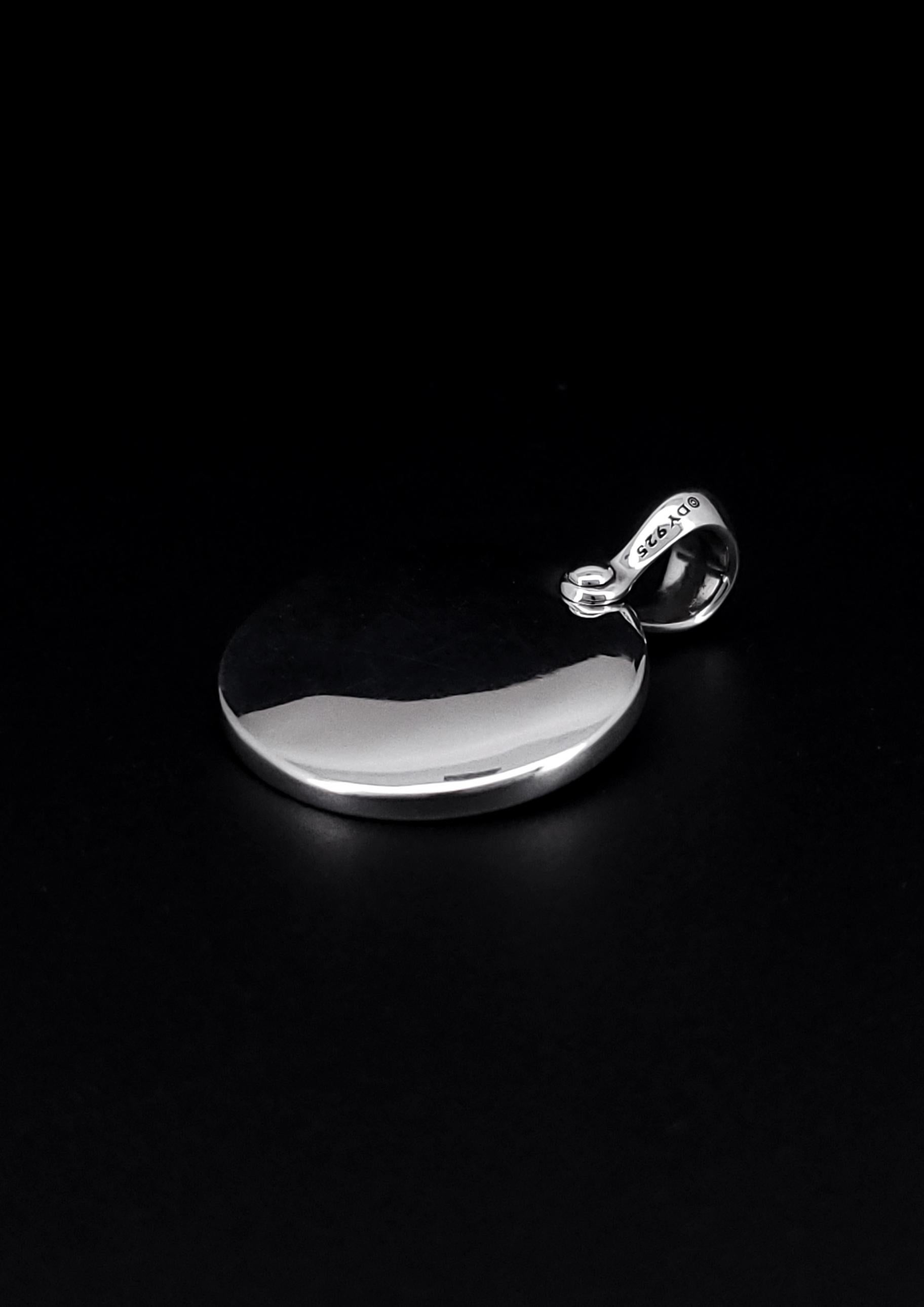 David Yurman Petrvs Wolf Amulet Sterling Silver with Black Diamonds 1
