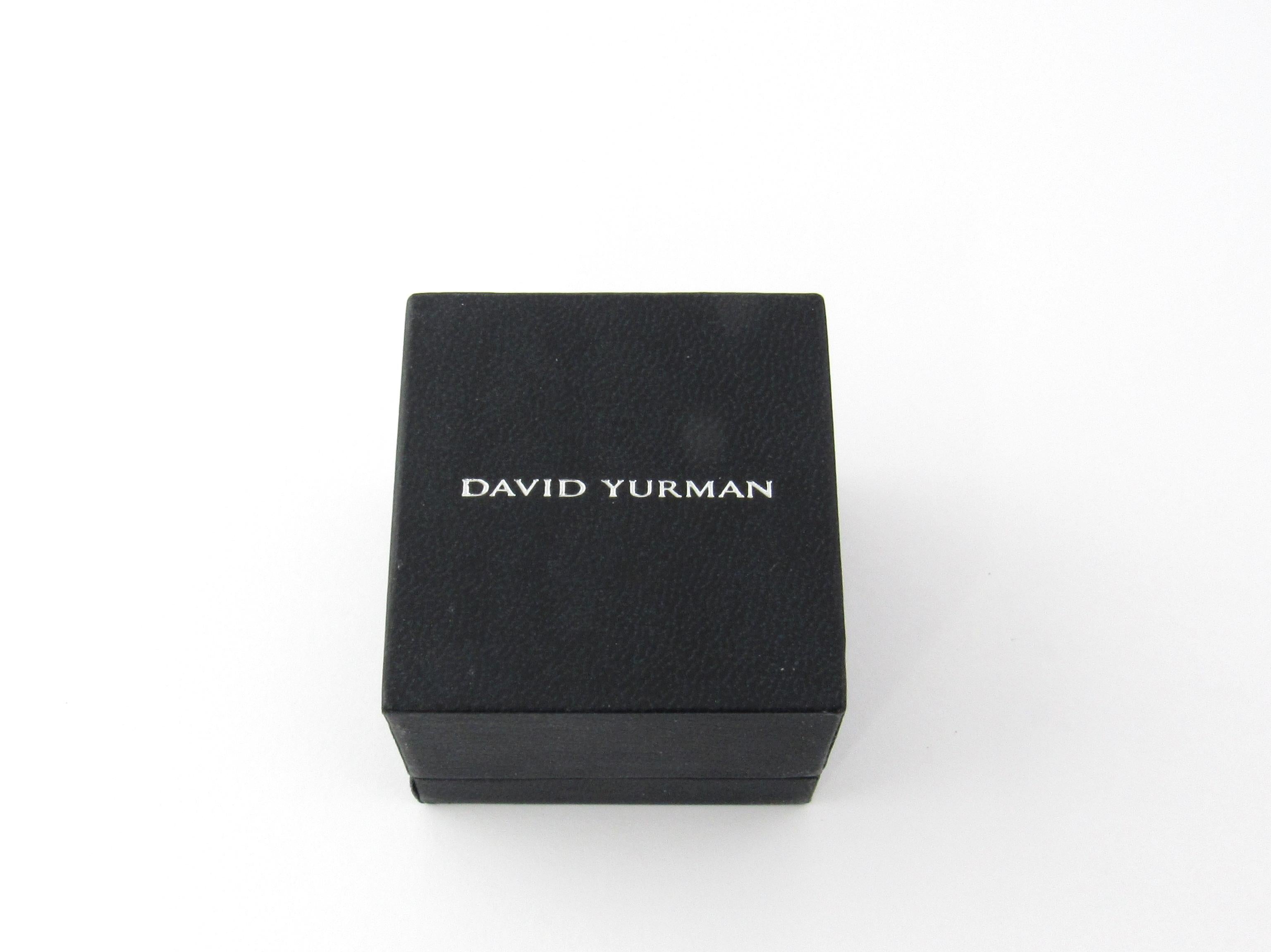 David Yurman Platinum Eden Diamond Eternity Wedding Band with Box 1