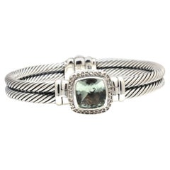 Used David Yurman Prasiolite Diamond Bangle