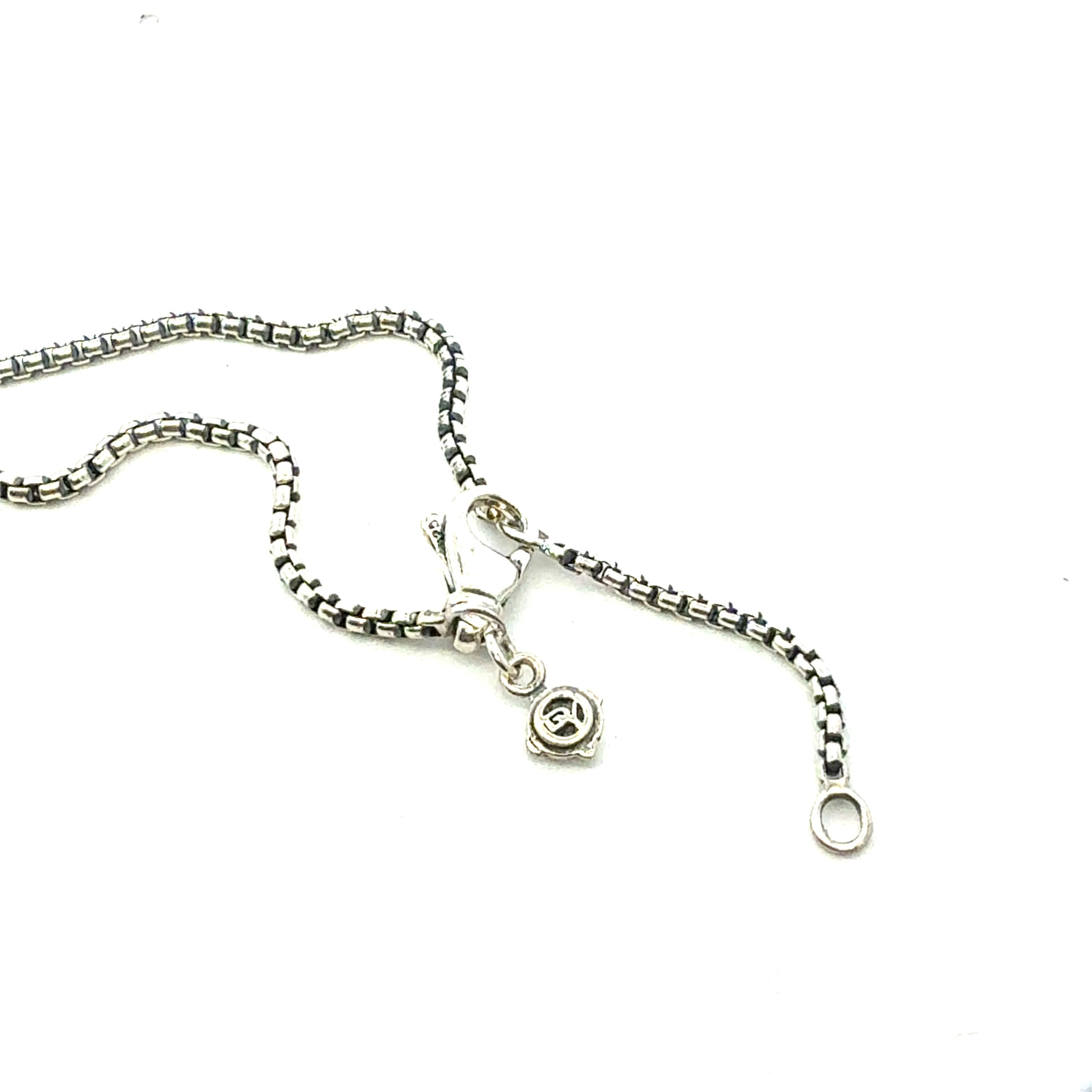 Donna David Yurman Prasiolite Diamond Necklace 17