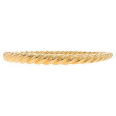 David Yurman Bracciale a Cavo Pure Form 6 3/4" - Oro giallo 18k