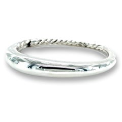 David Yurman Pure Form Smooth Cable Bangle Bracelet, Medium