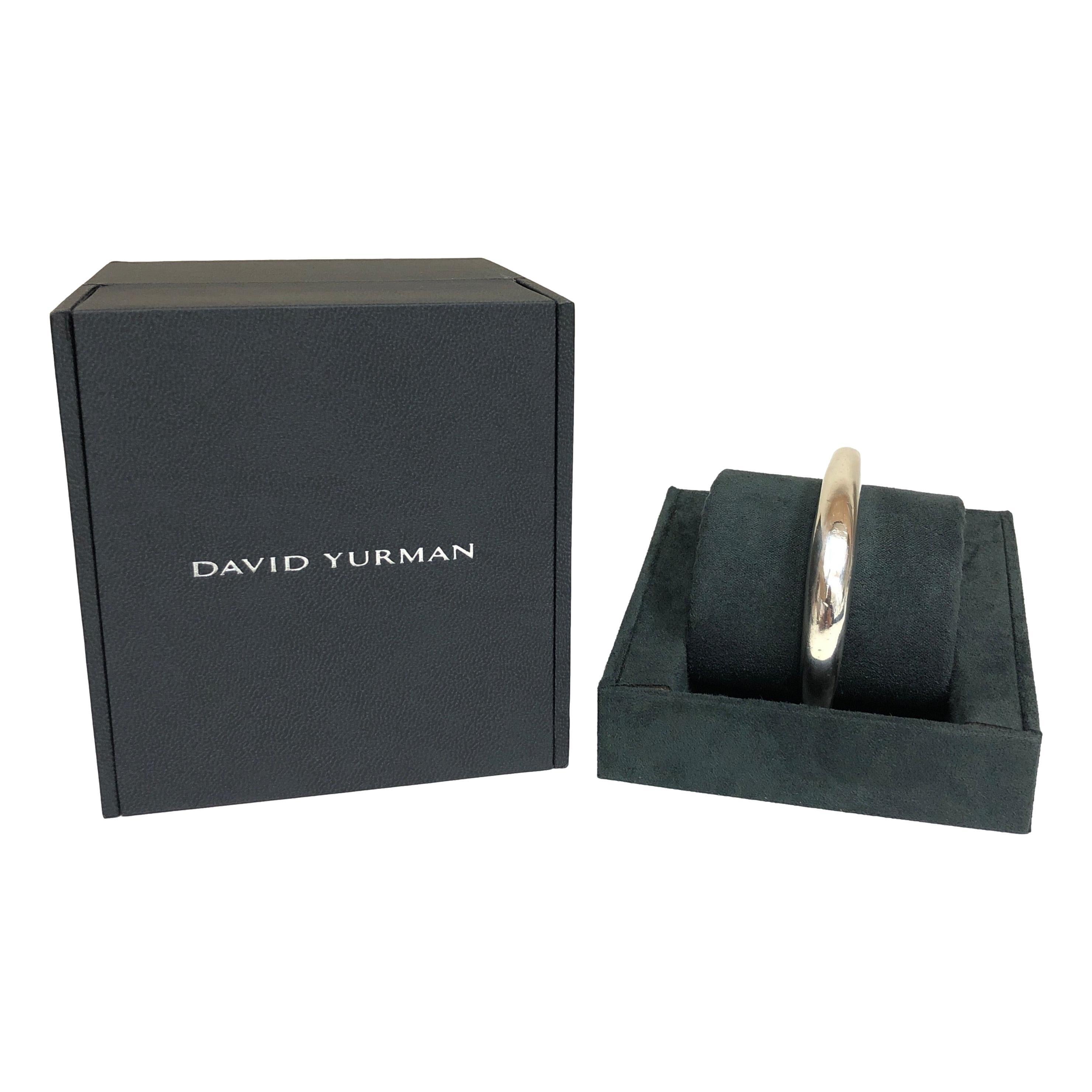 David Yurman Pure Form Smooth Cable Bangle Bracelet, Medium 2