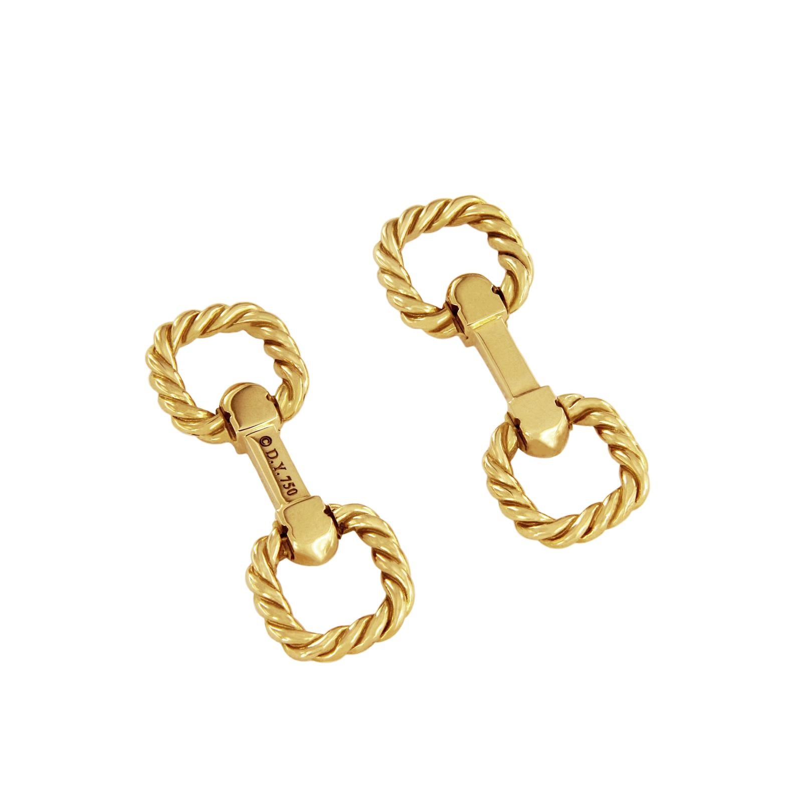 GEMELLI DAVID YURMAN RARE CABLE IN ORO GIALLO 18K

-Oro giallo 18k
-Dimensione: 0.5x1.4