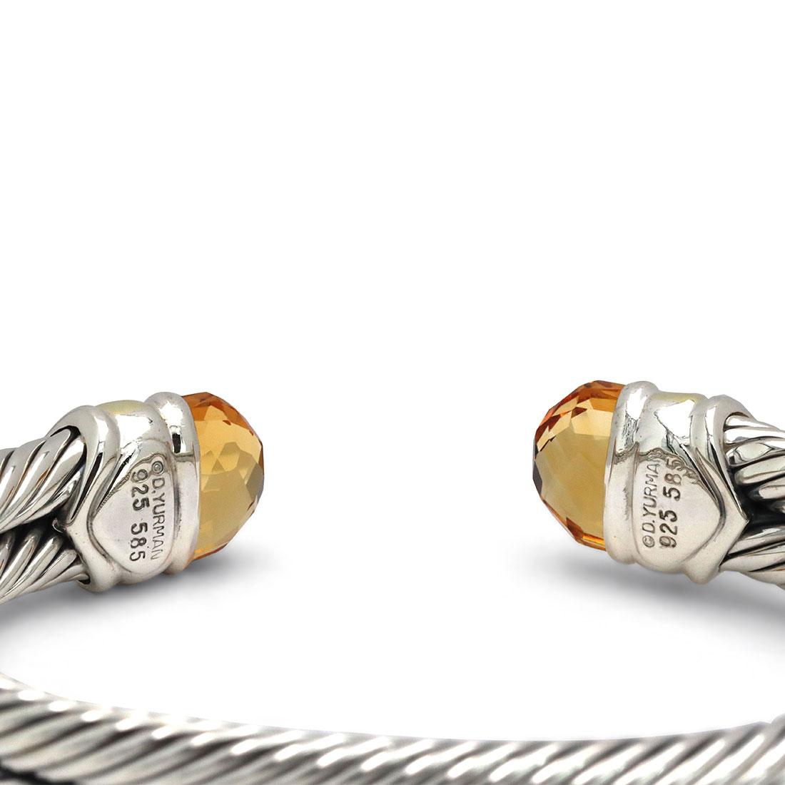 David Yurman Renaissance Cable Bracelet In Excellent Condition In New York, NY