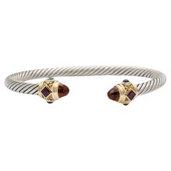 David Yurman Renaissance Classic Medium 925 Sterlingsilber Gelbgold-Armband
