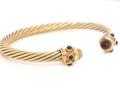 David Yurman Renaissance Cuff Bracelet, 14 Karat Yellow Gold