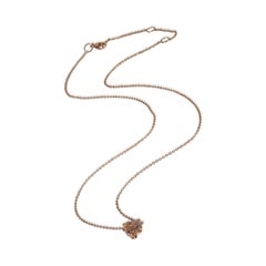 David Yurman Rose Gold Morganite Chatelaine Heart Pendant