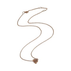 David Yurman Rose Gold Morganite Chatelaine Heart Pendant