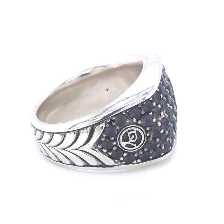 david yurman blue sapphire ring